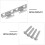 Curtain Rod Brackets Für Home Use Silber 4 Sets 7