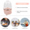 Seasoning Containers Measuring Shaker Rosa Abs 1Set 8