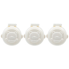 3St ABS Kinderbeveiliging Knophoes Wit Auto En Wasmachine Knoppen