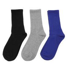 3 Pairs Herensport Katoen Lichtgrijs