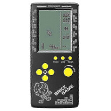 (Black) Rs-100 Tetris Game Console Classic Block Game Puzzle Games Player Handheld Game Machine Brick Games Batteries Not Includedbeyamis G