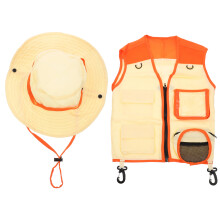 Kid Explorer Set Mit Weste Und Hut Für Outdoor Aktivitäten