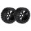 2Stk Truck Wheels Reifen Schwarz 1
