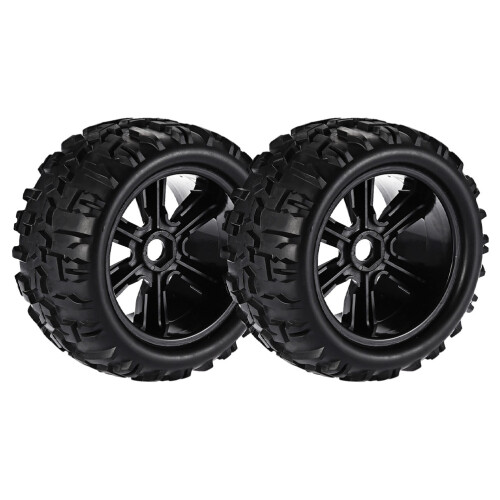 2Stk Truck Wheels Reifen Schwarz