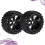 2Stk Truck Wheels Reifen Schwarz 11