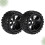 2Stk Truck Wheels Reifen Schwarz 5