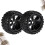 2Stk Truck Wheels Reifen Schwarz 3