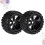 2Stk Truck Wheels Reifen Schwarz 4