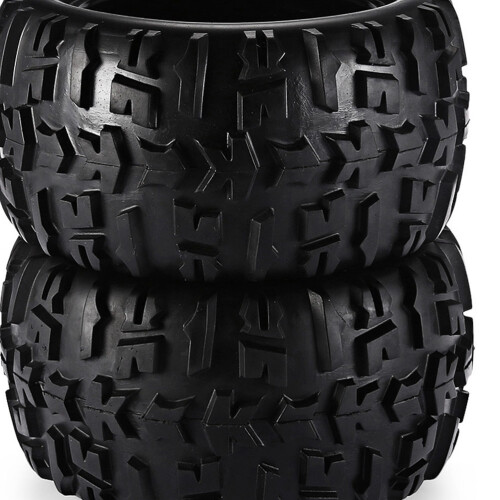 2Stk Truck Wheels Reifen Schwarz 1