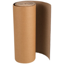 Single Face Geleefd Papier Rol Beige Voor Verpakking En Bescherming