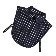 Dot 100% Polyester Vlies Damesshirt Donkerblauw