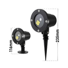 (UK Plug) Outdoor waterproof laser light starry sky remote control christmas light