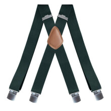 (green) 3.5cm Wide Men's Suspenders Adjustable Trouser Straps Belt Casual Braces Suspenders  Work Outdoor