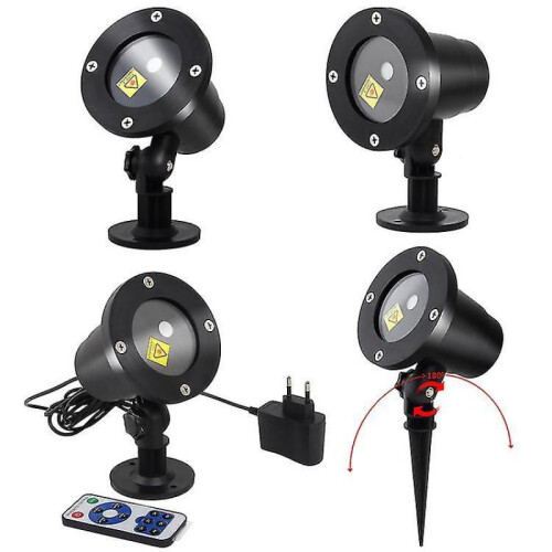 (US Plug) Outdoor Waterproof Laser Light Starry Sky Remote Control Christmas Light 2