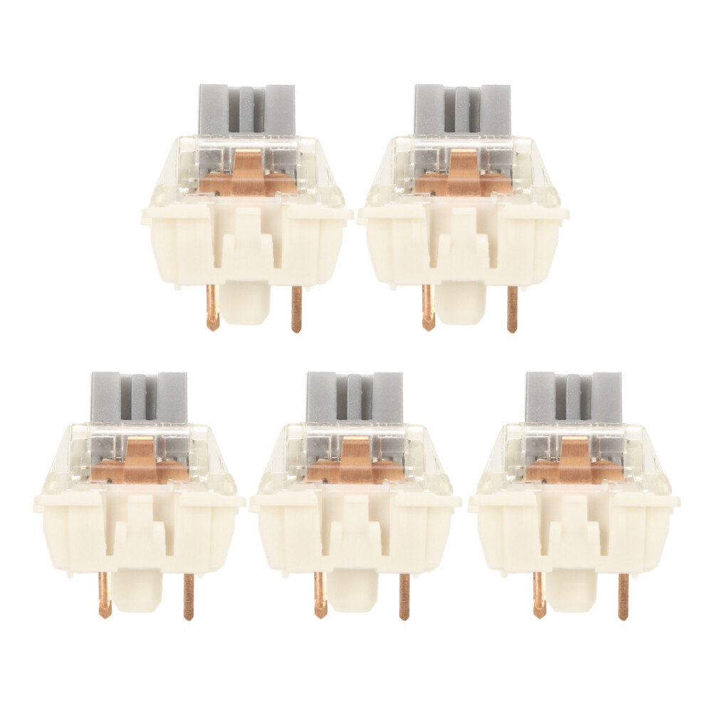 45Pcs Waterproof Backlit Silent Mechanical Switches For Diy Keyboard G Pro Silver 4651353864786