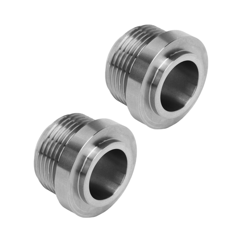 2Pcs Stainless Steel Weld On Bung An16 For Fuel Oil Coolant 29Mm 3761353864776