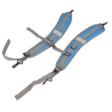 (Blue) Backpack Straps Adjustable Padded Shoulder Straps For Outdoor Sport Bags Backpack Shoulder Straps Tw