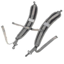 (Black) Backpack Straps Adjustable Padded Shoulder Straps For Outdoor Sport Bags Backpack Shoulder Straps Tw