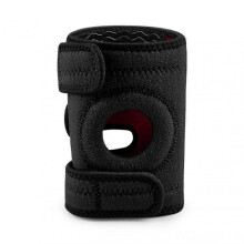(Black)1Pc Youth Kids Knee Brace Patella Stabilizer with Adjustable Fastener Tape Soft Non-Slip Design Knee Support Strapc
