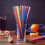 (1000pcs)1000 Pcs Colorful Plastic Long Disposable Drinking Straws-DYDZ 4