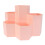 1St Roze Hexagon Penhouder Desktop Organizer Plastic Bewaarbox 9