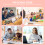 1St Roze Hexagon Penhouder Desktop Organizer Plastic Bewaarbox 3
