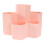 1St Roze Hexagon Penhouder Desktop Organizer Plastic Bewaarbox 7