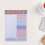 Planner PVC Hülle 1 Set 8,84 X 6,88 X 0,59 Zoll 6
