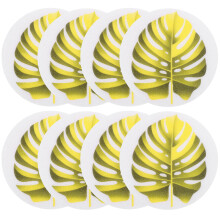 1Set Selbstklebende Bad Sticker Anti-Rutsch Gelb Blatt Peva