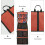 Kletterausrüstung Organizer Faltbare 320T Nylontasche Orange 5