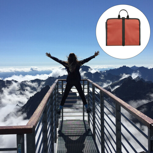 Kletterausrüstung Organizer Faltbare 320T Nylontasche Orange 2