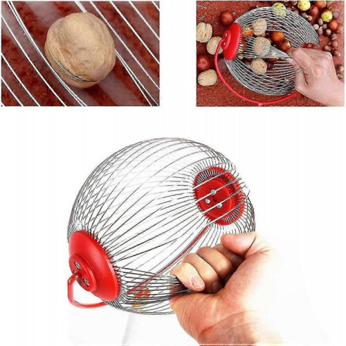 (S) Acorn Nut Picker Roller - Side Opening Dump Walnut Pinecone Gatherer 2