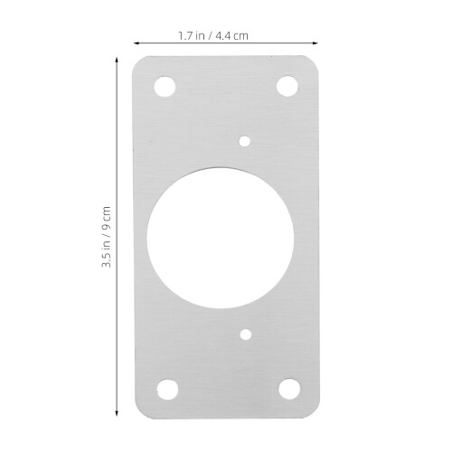 Raindrops Deurscharnier Reparatieplaat Rvs Plat 10 Sets 1