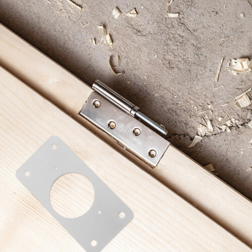 Raindrops Deurscharnier Reparatieplaat Rvs Plat 10 Sets 2