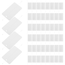 100 Tag Schmuck Präsentationskarten Weiß Leere