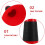 2 Voetbaltraining Luidspreker 24x7x7 Cm Rood 7