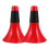 2 Voetbaltraining Luidspreker 24x7x7 Cm Rood 9
