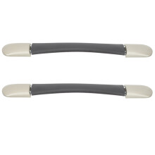 2 Koffer Knoppen Legering Handvat Identificatie Reistas Zwart