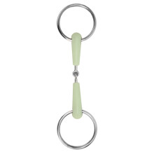 Stainless Steel Rubber Wrapped Loose Ring Horse Snaffle Bit for Training