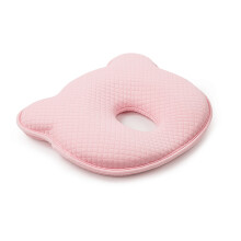 Hollow Center Pink Baby Nursing Pillow Soft Foam Easy Wash