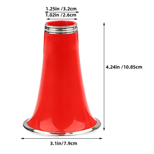 Pavillon Clarinette Rouge Remplacement Simple Pour Musiciens 1