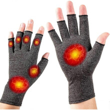 (S)Arthritis Gloves,compression Arthritis Gloves For Pain Relief Rheumatoid Osteoarthritis And Carpal Tunnel Fingerless Gloves