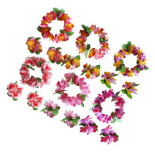 Shuliwen 6 Hawaiische Blumenkopfschmuck Lei Set Für