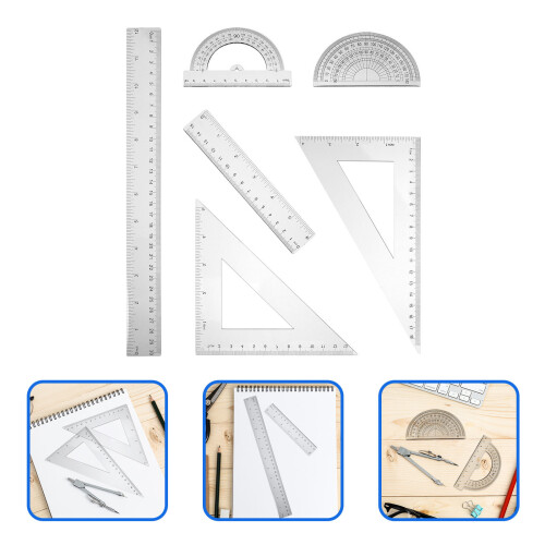 Engineering Lineal Set Transparent 2 Sets 2
