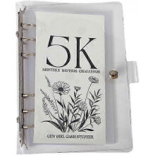 (5K)12 Month Envelopes Money Saving Challenge Binder, Money Savings Challenges Book with Envelopes, Saving Challenge Book and Budget Binder
