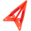 Triangle Auto Stativ Warnschild 26,00x26,00x23,00 Cm 11