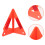 Triangle Auto Stativ Warnschild 26,00x26,00x23,00 Cm 5