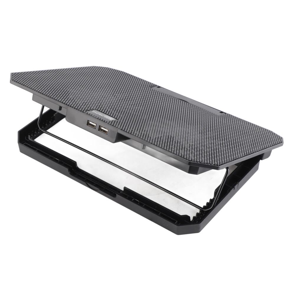 Double Fan Usb Laptop Cooling Pad, Adjustable Angle, 14ÂÂ17Â Devices 5051353880646