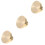 3 Lege Wax Seal Stempel Messing Dier Stijl 8