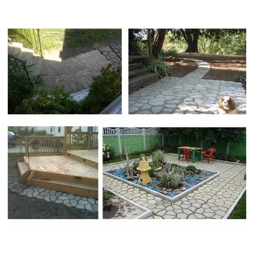 Reusable Plastic Walk Maker Mold 35X35cm For Garden Pathway 7631353880914